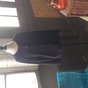 Alps black button up sweater (size medium)